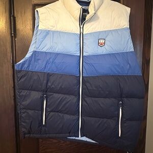 Marine Layer Tri-Tone Puffer Vest